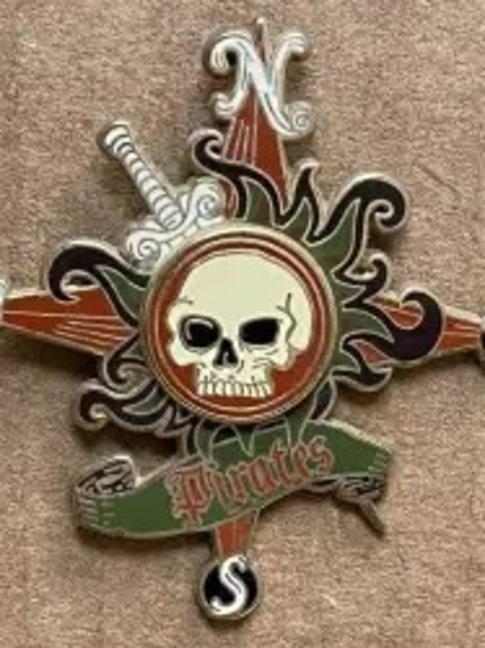 Pirates of the Caribbean - Skull and Compass limited edition Disney pin released